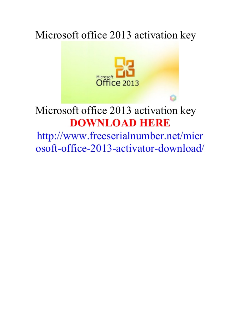 visio 2013 activation key